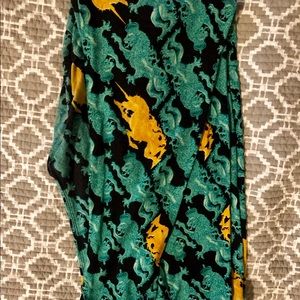 LuLaRoe Actual Unicorn TC Leggings GUC